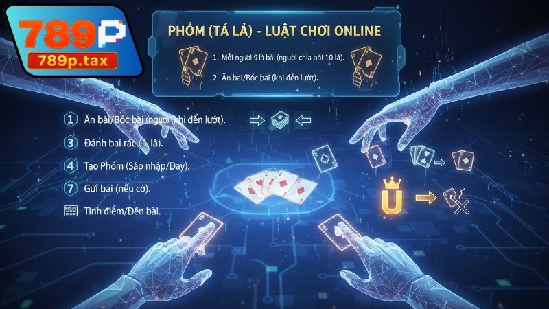 Luật chơi Phỏm Tá Lả - Khám phá trò chơi bài được yêu thích 1 luật chơi phỏm tá lả